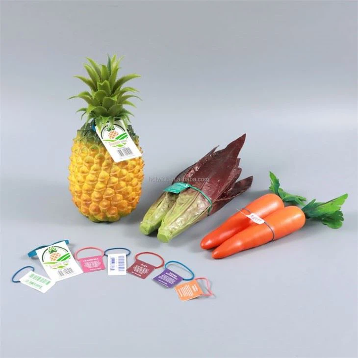 Özelleştirilebilir Sebze Etiketi Lastik Bant Kravat