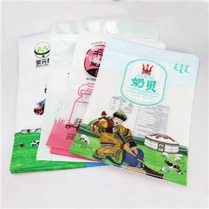 Süt Flake Paketleme Zip Poşetleri